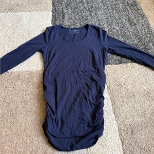 A Pea in the Pod Maternity Dark Blue Long Sleeve Top